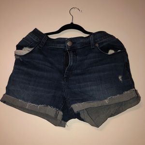 Denim shorts